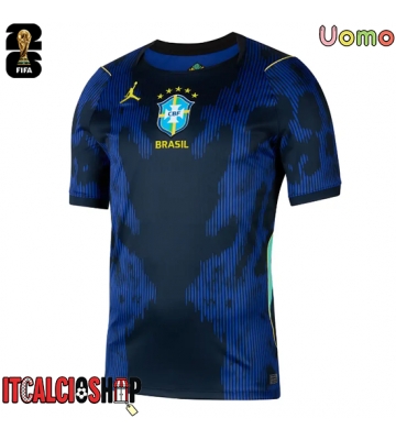 Brasile Seconda Maglia Mondiali 2026 Manica Corta